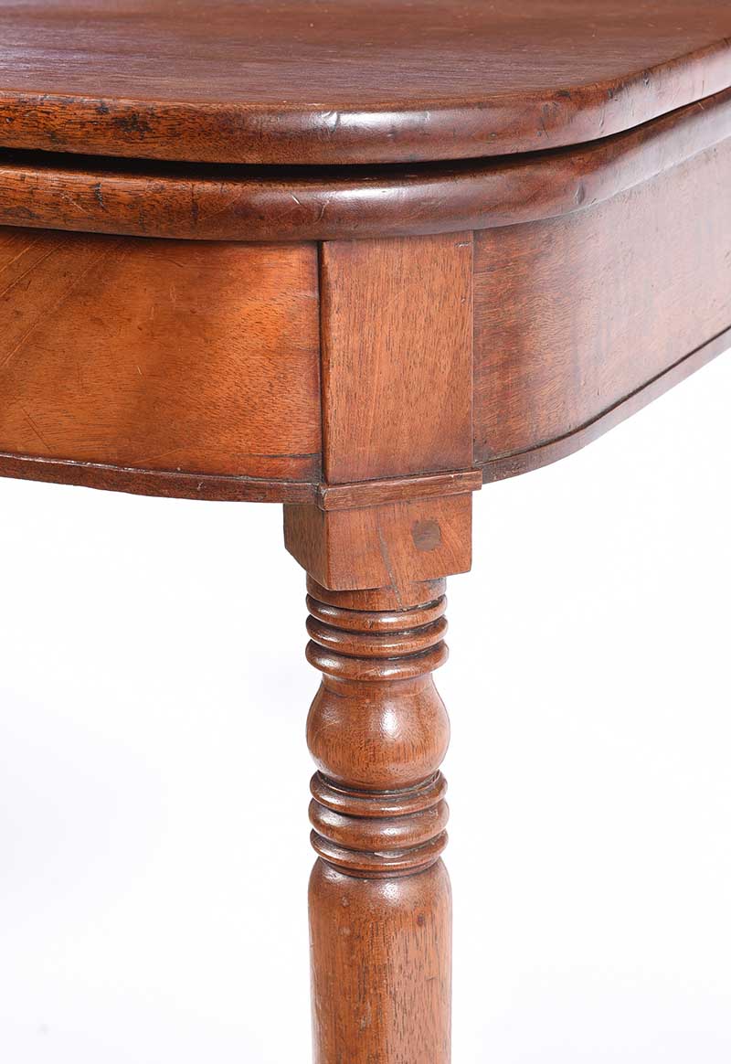 VICTORIAN MAHOGANY TURN OVER LEAF TEA TABLE - Image 3 of 7