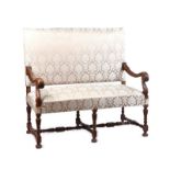 UPHOLSTERED HALL SETTEE