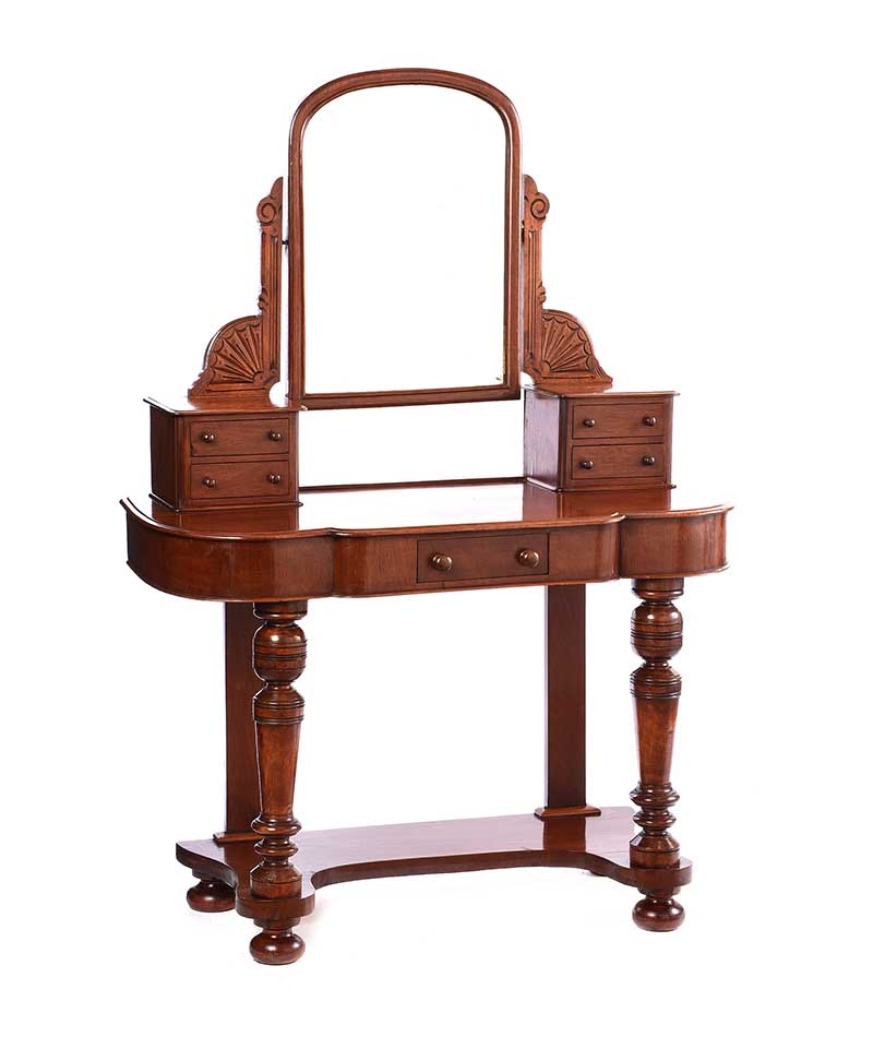 VICTORIAN MAHOGANY DUCHESS DRESSING TABLE