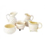 FIVE PIECES OF BELLEEK