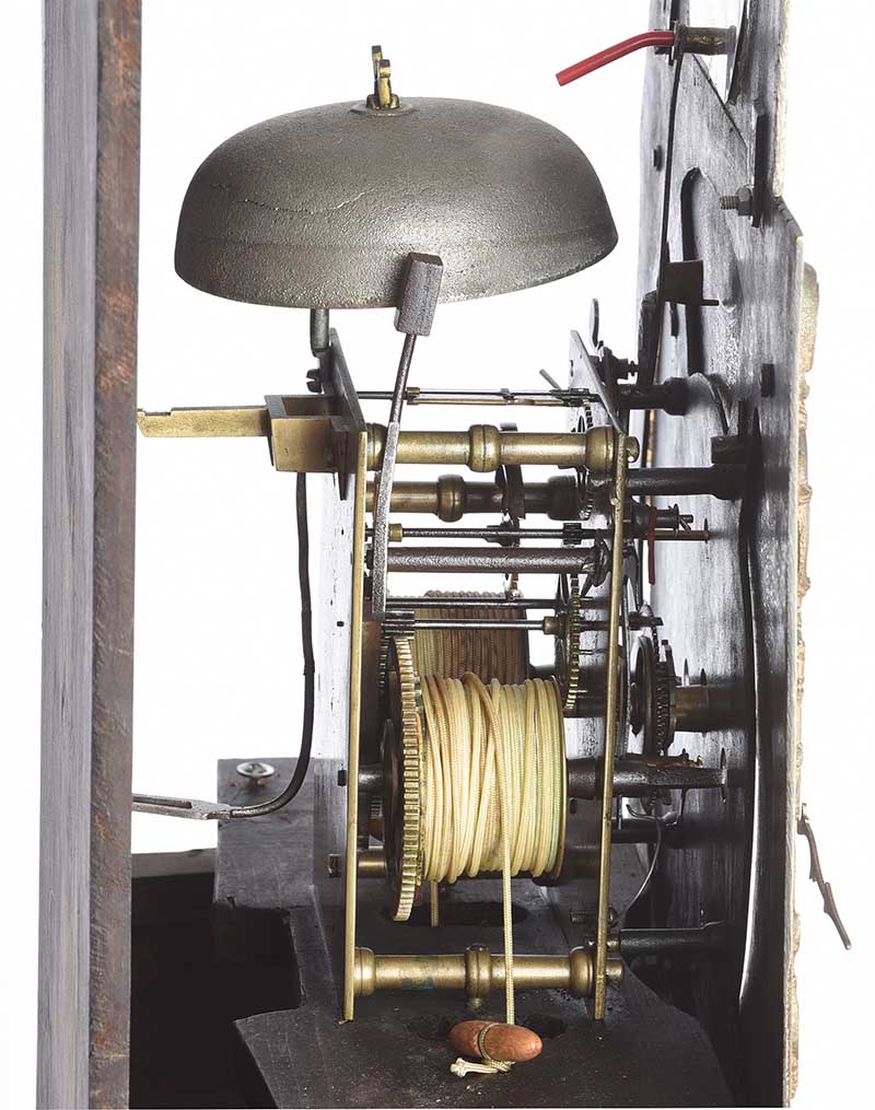 OAK LONGCASE CLOCK - Image 6 of 6