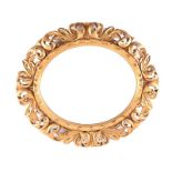 VICTORIAN GILT OVAL MIRROR