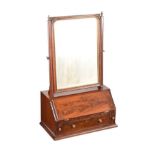 ANTIQUE MAHOGANY DRESSING TABLE MIRROR