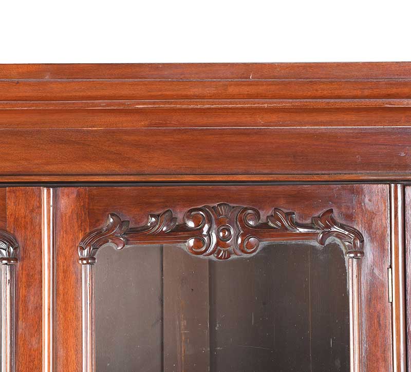 VICTORIAN MAHOGANY BOOKCASE - Image 11 of 11