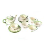 PART BELLEEK TEA SET