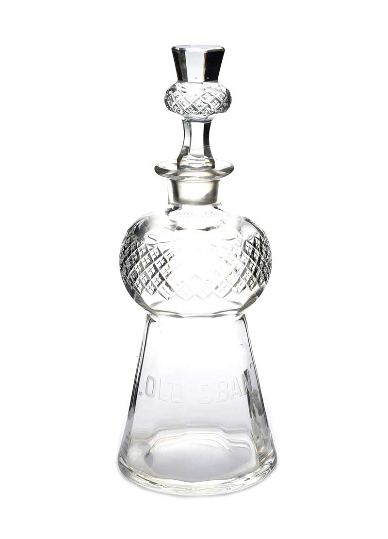 ANTIQUE DECANTER & STOPPER