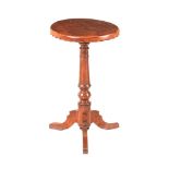 VICTORIAN WALNUT LAMP TABLE