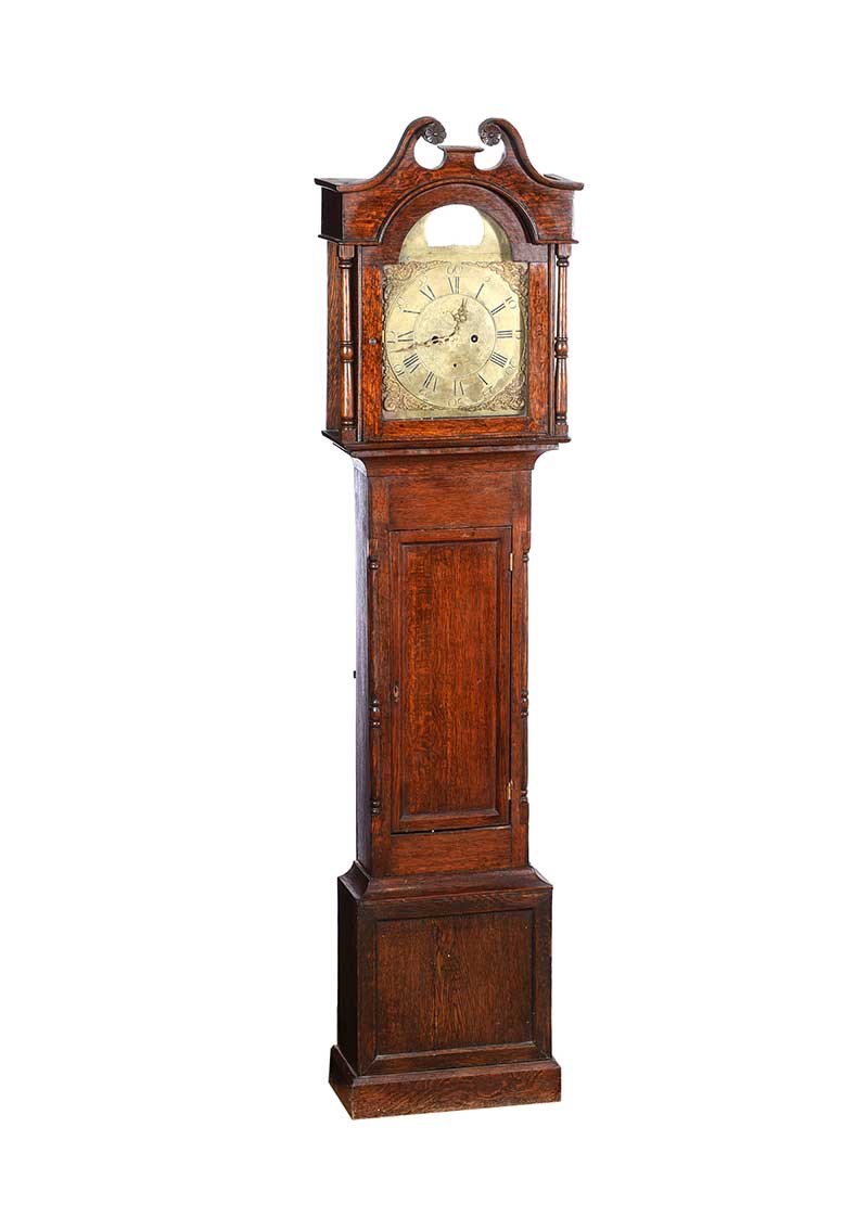 OAK LONGCASE CLOCK