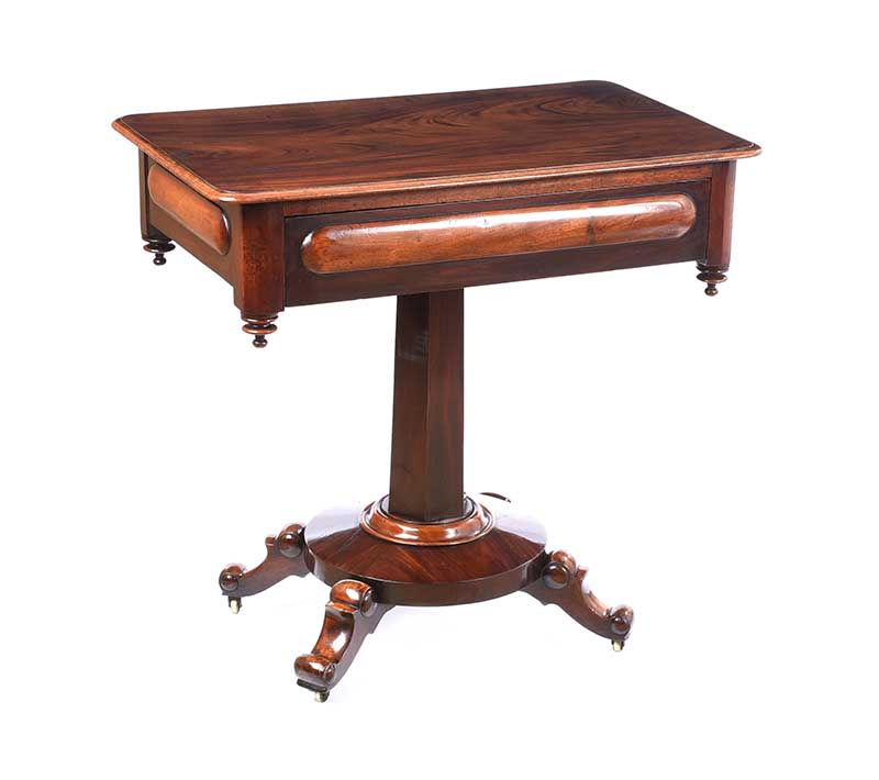 WILLIAM IV LAMP TABLE