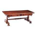 WILLIAM IV MAHOGANY COFFEE TABLE