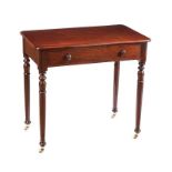 VICTORIAN MAHOGANY SIDE TABLE