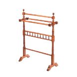 VICTORIAN MAHOGANY TOWEL RAIL