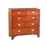 GEORGIAN MAHOGANY CHEST OF DRAWERS