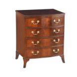 MAHOGANY CHEST OF DRAWERS