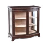 SERPENTINE FRONT DISPLAY CABINET