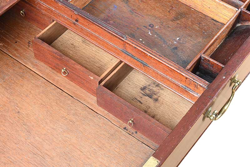 GEORGIAN MAHOGANY BACHELOR'S CHEST OF DRAWERS - Image 5 of 10