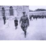 Unknown - MICHAEL COLLINS AT CLANCY BARRACKS, CORK - Black & White Print - 15 x 20 inches -