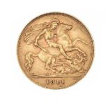 1911 GOLD HALF SOVEREIGN