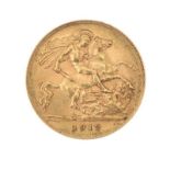 1912 GOLD HALF SOVEREIGN