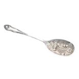 SILVER-PLATED VICTORIAN BERRY SPOON