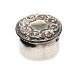 STERLING SILVER PILL BOX