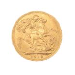 1918 GOLD FULL SOVEREIGN