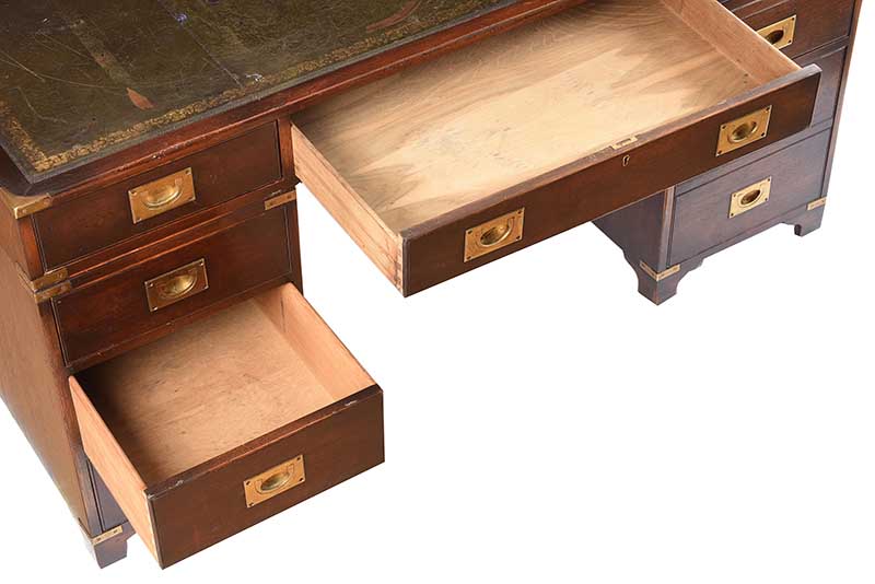 DOUBLE PEDESTAL DESK - Image 6 of 6