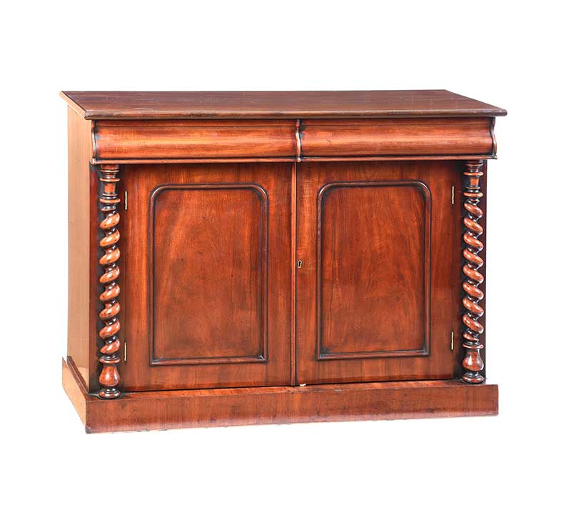 VICTORIAN MAHOGANY SIDE CABINET