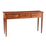 ANTIQUE MAHOGANY HALL TABLE