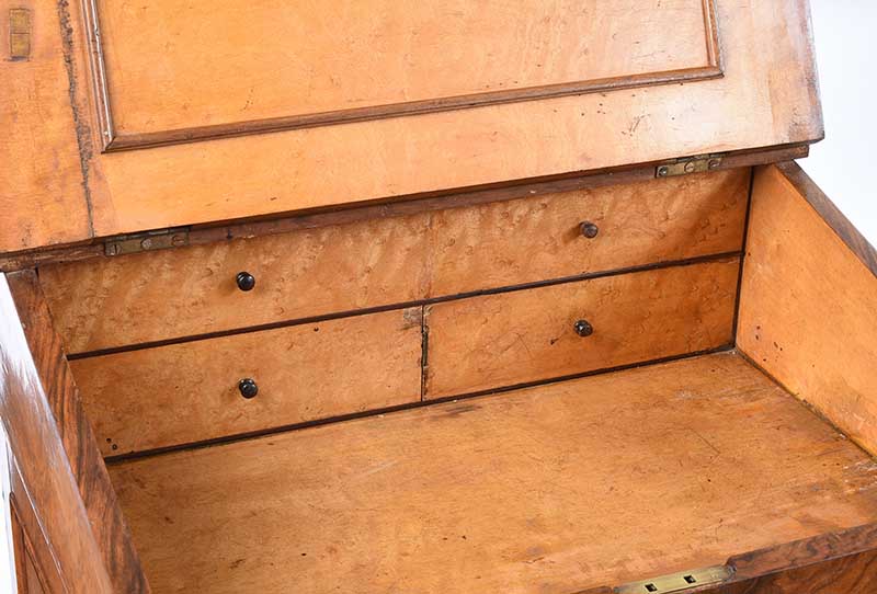 VICTORIAN WALNUT DAVENPORT DESK - Image 5 of 6