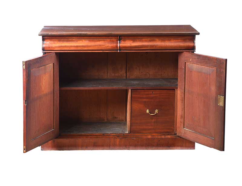 VICTORIAN MAHOGANY SIDE CABINET - Image 6 of 6
