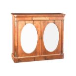 VICTORIAN INLAID WALNUT SIDE CABINET