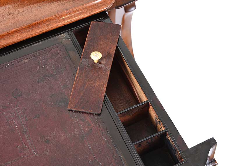 VICTORIAN MAHOGANY WRITING TABLE - Image 6 of 6