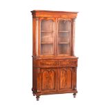 WILLIAM IV SECRETAIRE BOOKCASE