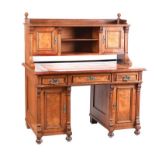 VICTORIAN WALNUT WRITING DESK