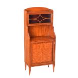 EDWARDIAN SATINWOOD SIDE CABINET