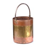 COPPER & BRASS LOG BUCKET