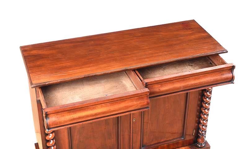 VICTORIAN MAHOGANY SIDE CABINET - Image 2 of 6