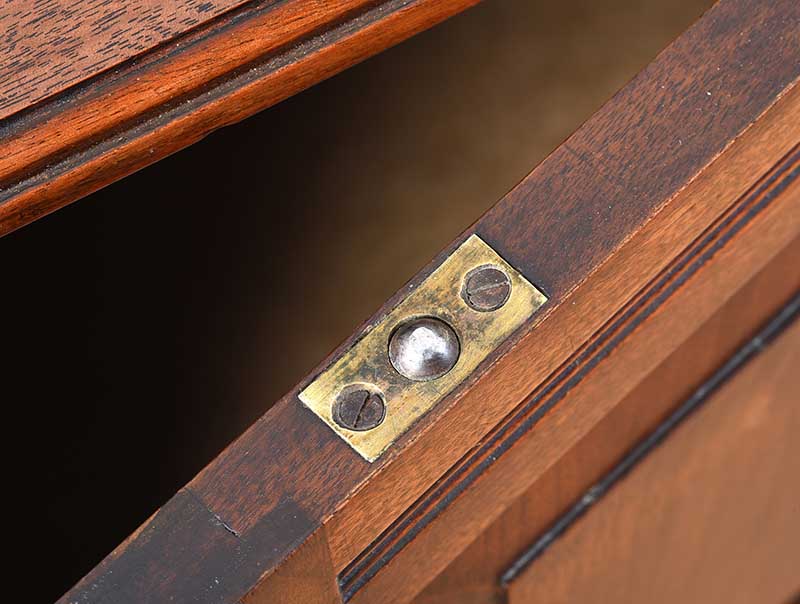 EDWARDIAN WALNUT BEDSIDE PEDESTAL - Image 3 of 6