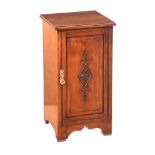 EDWARDIAN WALNUT BEDSIDE PEDESTAL