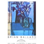 Brian Ballard, RUA - STILL LIFE, JUG OF FLOWERS - Coloured Print - 19 x 15.5 inches - Signed