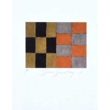Sean Scully - UNTITLED - Limited Edition Coloured Print (26/100) - 3 x 4.5 inches - Signed