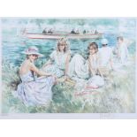 Gordon King - REGATTA AFTERNOON - Limited Edition Coloured Print (385/575) - 14.5 x 20.5 inches -