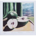 R. O'Donnell - SUMMER WINDOW - Limited Edition Coloured Lithograph (36/40) - 5 x 5 inches - Signed