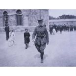 Unknwon - MICHAEL COLLINS AT CLANCY BARRACKS, CORK - Black & White Print - 15 x 19 inches -