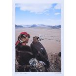 Sophie Howth - GOLDEN EAGLE, MONGOLIA - Limited Edition Coloured Print (6/9) - 23 x 16 inches -