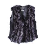 RIANI OSTRICH FEATHER GILET