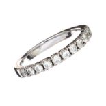 18CT WHITE GOLD DIAMOND BAND