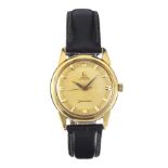 1960'S OMEGA SEAMASTER 18CT GOLD AUTOMATIC GENT'S WRIST WATCH