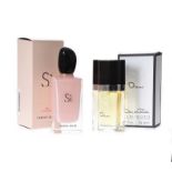 OSCAR DE LA RENTA 'OSCAR' EAU DE TOILETTE AND GEORGIIO ARMANI 'SI' EAU DE PARFUM